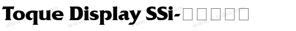 Toque Display SSi字体转换